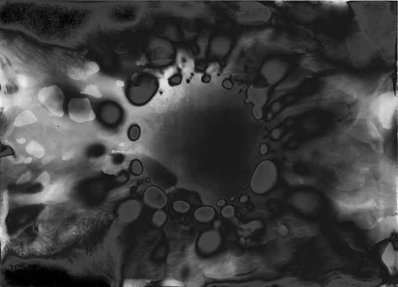 Solarization No. 4, Chemigram by Don Lee