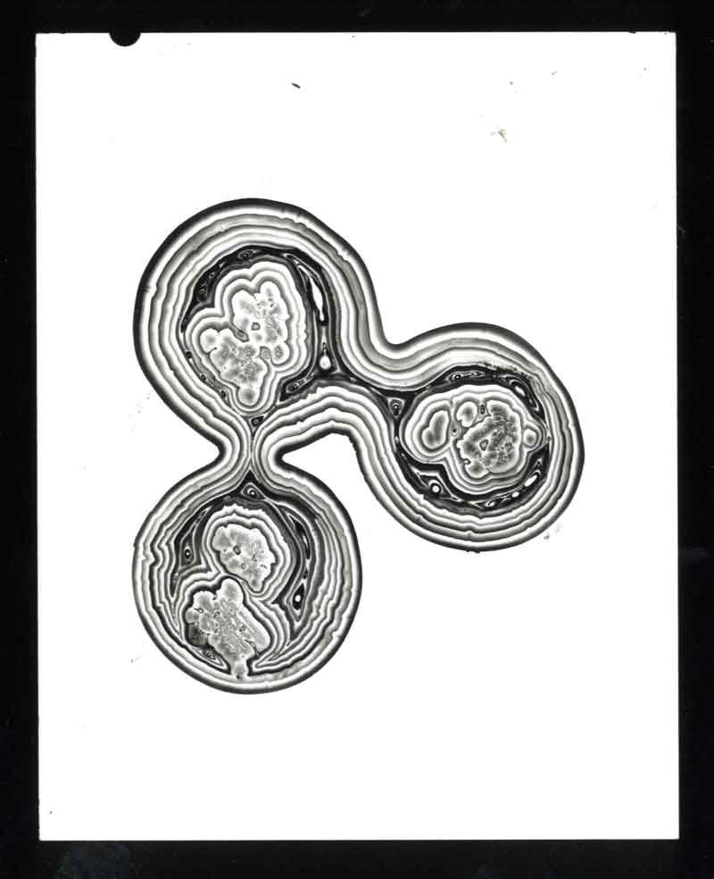 Uncharted No. 4, Chemigram by Don Lee