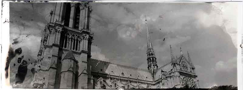 Untitled - Notre-Dame, Analogue photographic process by Don Lee
